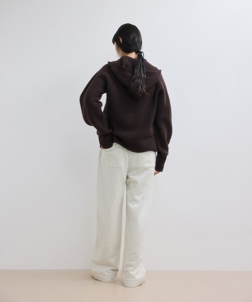 ADAM ET ROPE'（アダムエロペ） パンツ 「WEB限定」ワイドスウェット