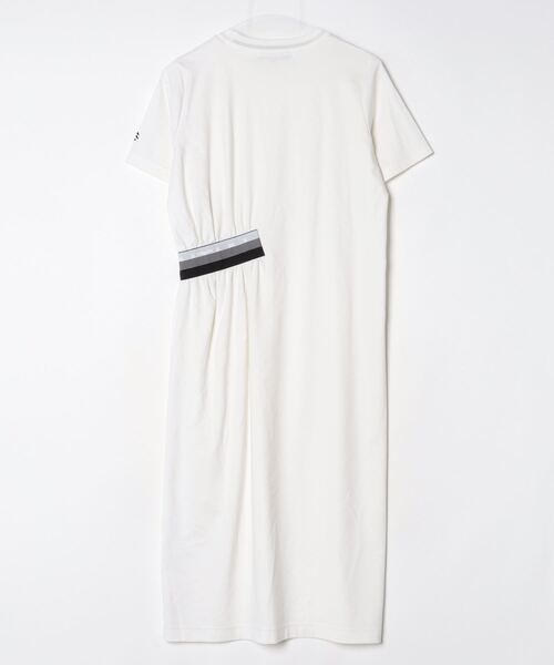 「ESSENTIAL」 半袖ワンピース 38 オフホワイト レディース_画像2