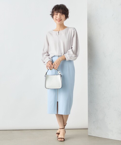 NOLLEY'S Sophi（ノーリーズソフィー） タイトスカート 34 サックス