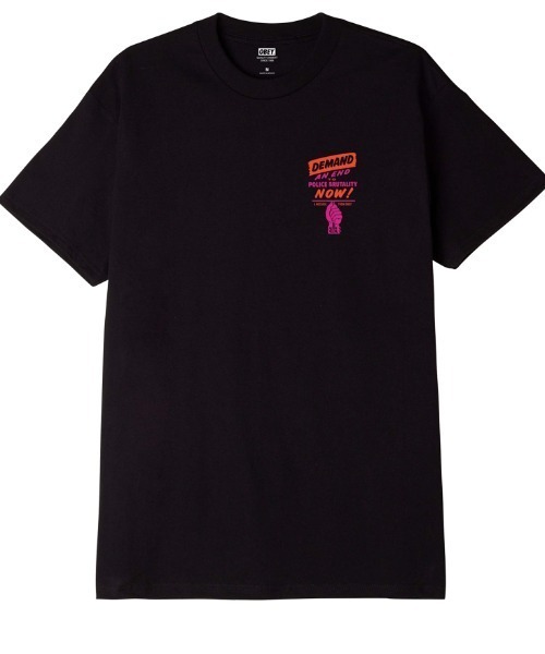 「OBEY」 半袖Tシャツ MEDIUM ブラック メンズ_画像6