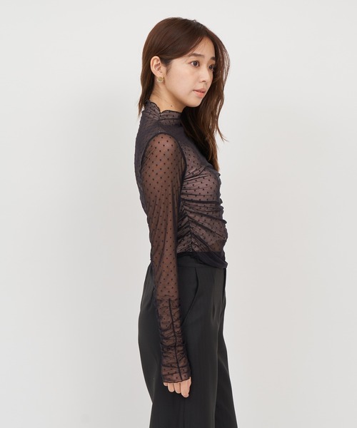 「ROYAL PARTY」 長袖カットソー FREE ブラック レディース_画像5