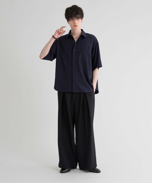 「epnok」 半袖シャツ LARGE ブルー メンズ_画像2