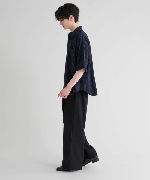 「epnok」 半袖シャツ LARGE ブルー メンズ_画像4