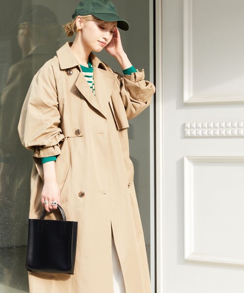 FREAK'S STORE（フリークスストア） トレンチコート フリ- ベージュ