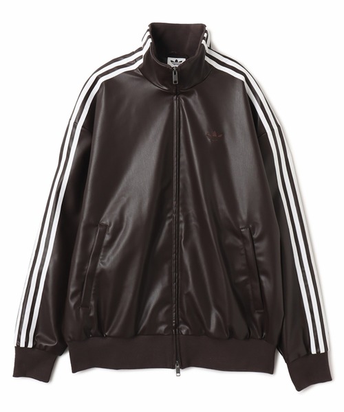 adidas（アディダス） コート ジャケット adidas PLEATHER 3STRIPES