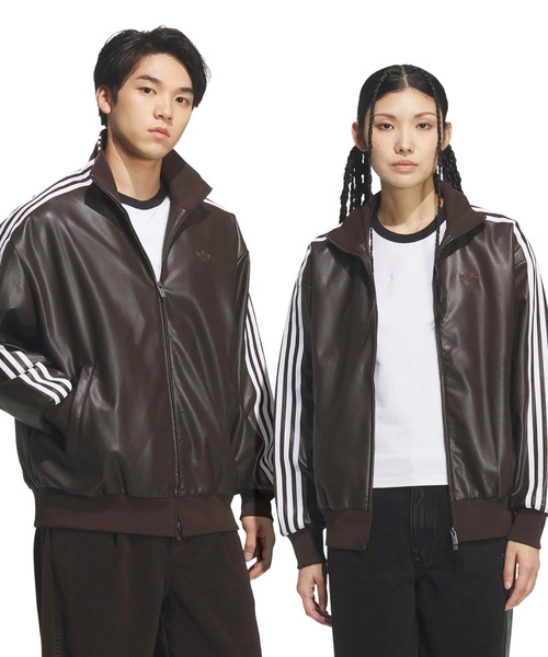 adidas sthree stripes vintage レザージャケット adidas sthree stripes vintage レザージャケット フェイクレザー