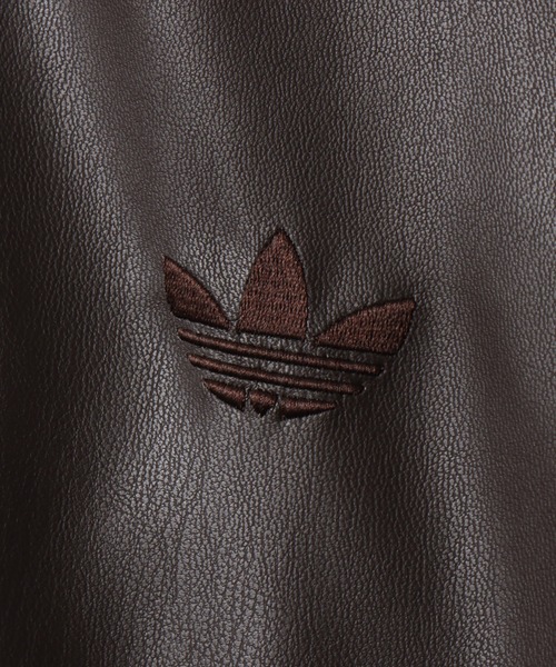 adidas（アディダス） コート ジャケット adidas PLEATHER 3STRIPES