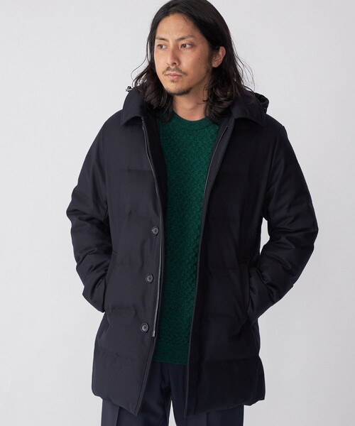 SHIPS（シップス） ダウンコート X-LARGE ネイビー メンズ : ZOZOTOWN