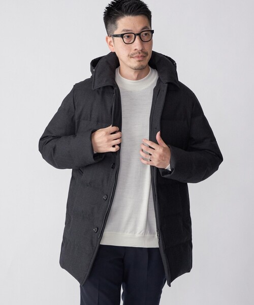 SHIPS（シップス） ダウンコート X-LARGE ネイビー メンズ : ZOZOTOWN