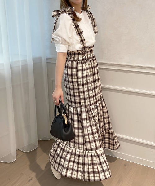 「apres jour」 フレアスカート X-LARGE ネイビー レディース_画像5