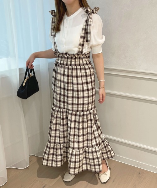 「apres jour」 フレアスカート X-LARGE ネイビー レディース_画像6