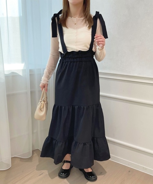 「apres jour」 フレアスカート X-LARGE ネイビー レディース_画像7