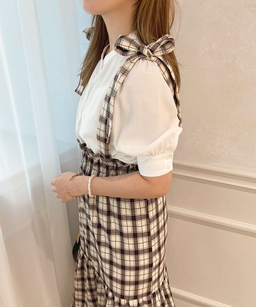 「apres jour」 フレアスカート X-LARGE ネイビー レディース_画像8