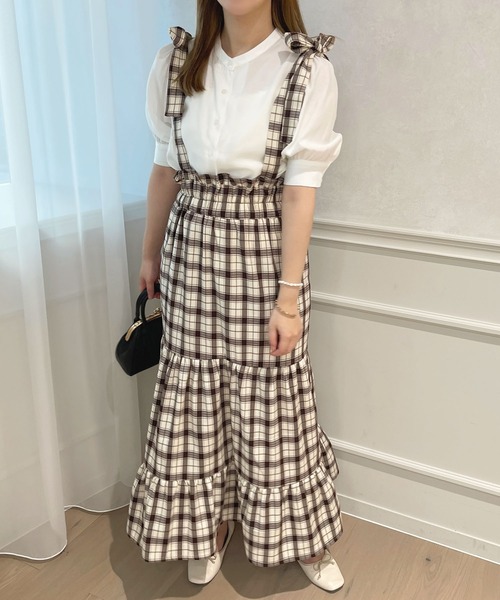 「apres jour」 フレアスカート X-LARGE ネイビー レディース_画像9