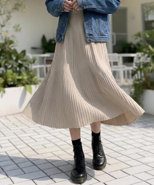 ✨美品✨アドーア ラインニットスカート 定価5万 Iライン モダン 上品 cammie スカート Aラインニットスカート : ZOZOTOWN Yahoo!店 - 通販