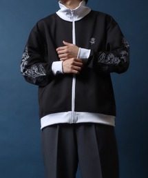 「ANPAS」 レザーブルゾン M ワイン メンズの画像2