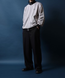 「ANPAS」 レザーブルゾン M ワイン メンズの画像6