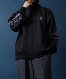 「ANPAS」 レザーブルゾン M ワイン メンズの画像9