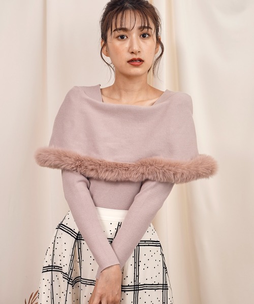 「NOELA」 長袖ニット フリー ベージュ レディース_画像3