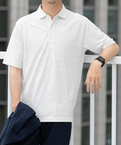 「URBAN RESEARCH ROSSO MEN」 半袖ポロシャツ MEDIUM ブラウン メンズ_画像2