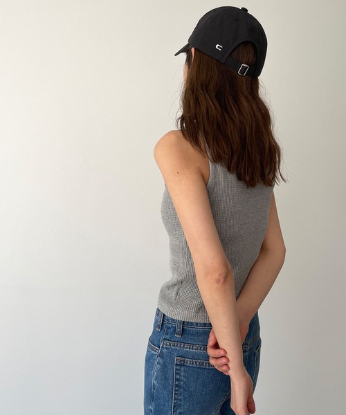 「CANAL JEAN」 ノースリーブトップス ONE SIZE アイボリー レディース_画像6