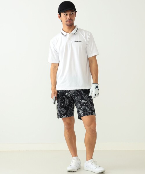 「BEAMS GOLF」 ショートパンツ SMALL ブラック メンズ_1