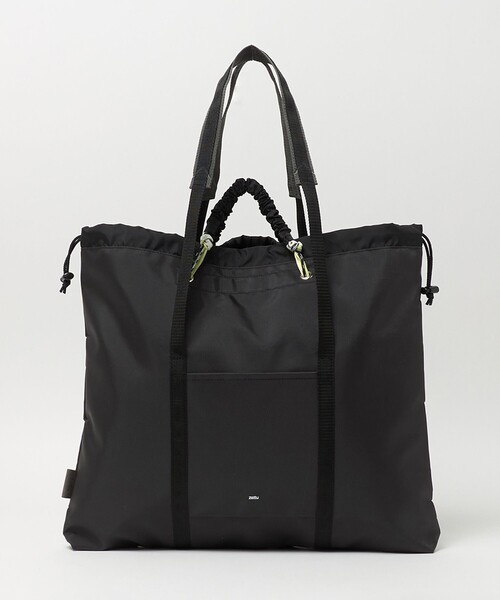 【美品】ZATTU ザッツ PATA LQ　2wayナイロントート　　黒 zattu（ザッツ） トートバッグ 「zattu」PATA-LQ/2WAYトートバッグ