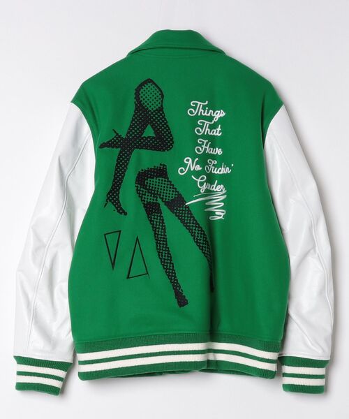 スタジャン PRESTIGE APPAREL PA VARSITY  EMBROIDERED JACKET メンズの画像