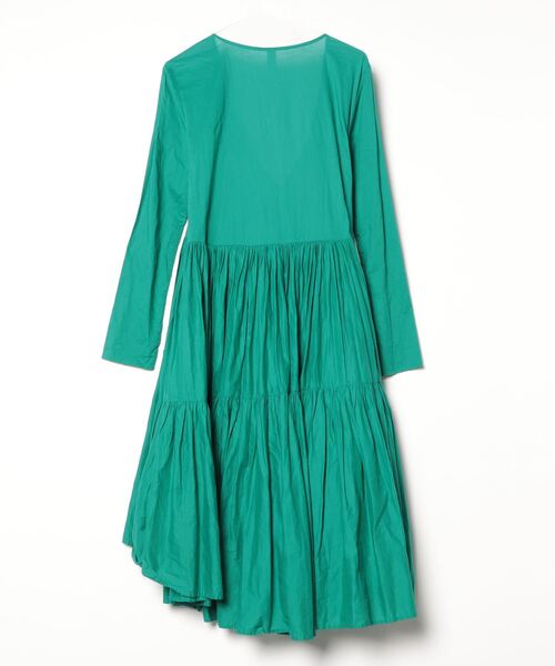 「merlette」 長袖ワンピース - グリーン レディース_画像2