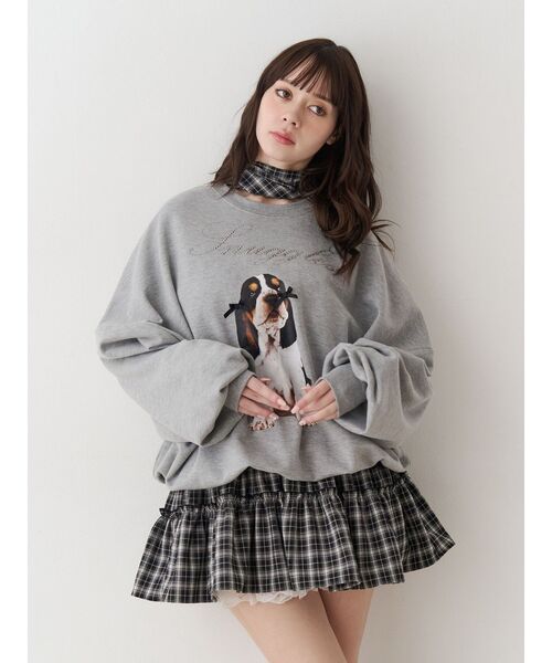 jouetie（ジュエティ） トレーナー スウェット DOGプリントプル 