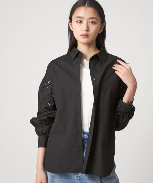 CITEN（シテン） ブラウス シャツ 「CITEN」ソデシシュウシャツ