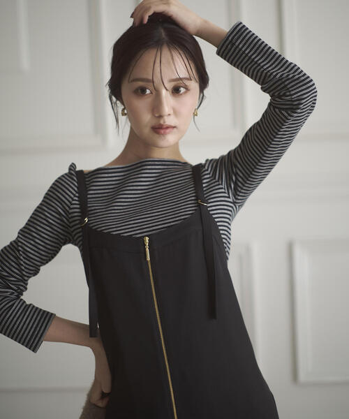 「PROPORTION BODY DRESSING」 長袖カットソー FREE ブラック系その他 レディース_画像3