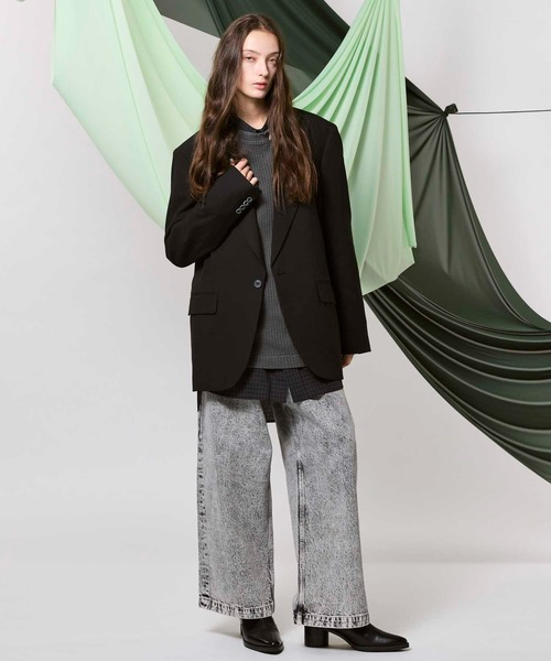 「MAISON SPECIAL」 テーラードジャケット 2 ブラック メンズ_画像3