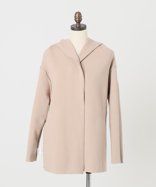 SLOBE IENA WEB限定　裏毛ノーカラーカーディガン SLOBE IENA - SLOBE IENA WEB限定 裏毛ノーカラーカーディガンの通販