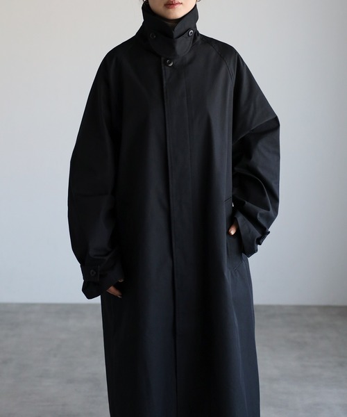 「CREARE -LINO-」 ステンカラーコート L ブラック メンズ_画像7