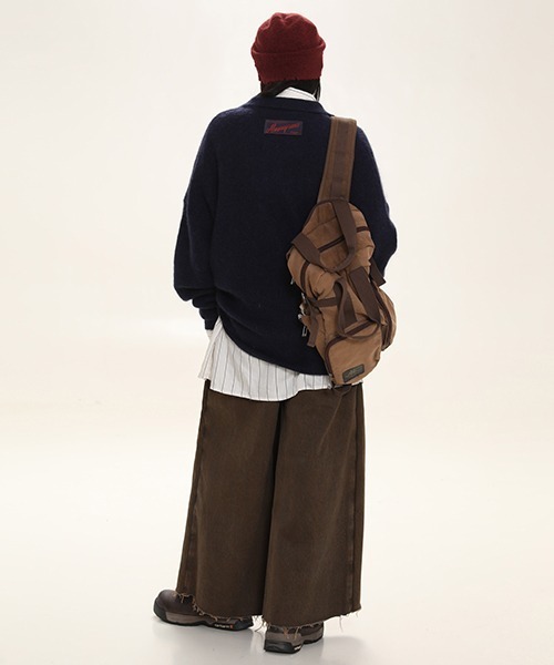 「MASONPRINCE」 長袖ニット L ネイビー メンズの画像
