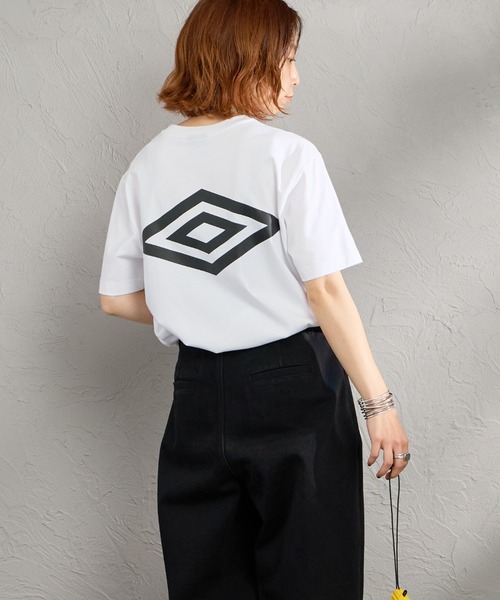 umbro（アンブロ） tシャツ 半袖 別注 バックプリントロゴTシャツ