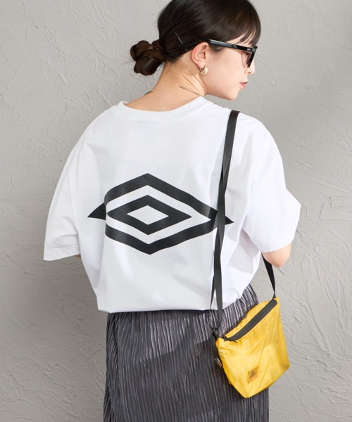umbro（アンブロ） tシャツ 半袖 別注 バックプリントロゴTシャツ