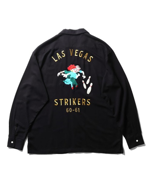 HOUSTON（ヒューストン） シャツ ボーリングシャツ長袖 STRIKERS