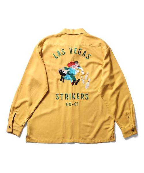 HOUSTON（ヒューストン） シャツ ボーリングシャツ長袖 STRIKERS