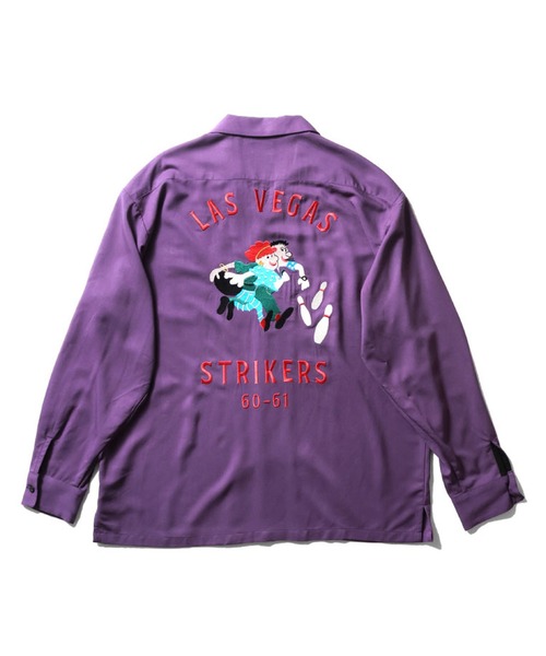 HOUSTON（ヒューストン） シャツ ボーリングシャツ長袖 STRIKERS