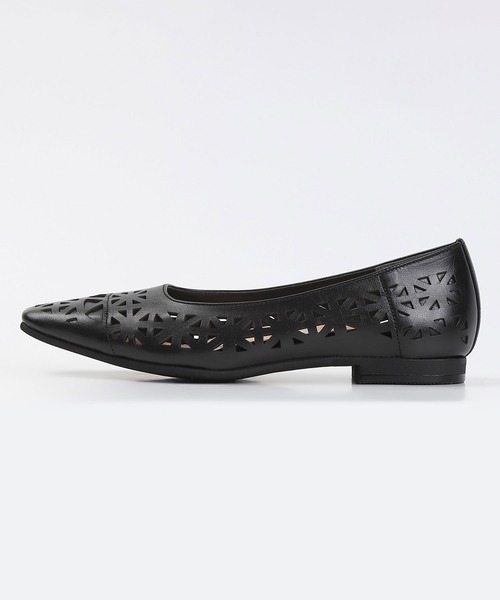 BARCLAY パンプス　黒レース BARCLAY（バークレー） パンプス カットワークカッターパンプス