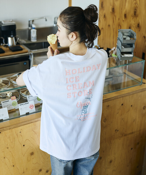 【HOLIDAY × FREAK'S STORE】別注ロングTシャツ FREAK'S STORE（フリークスストア） tシャツ メンズ レディース