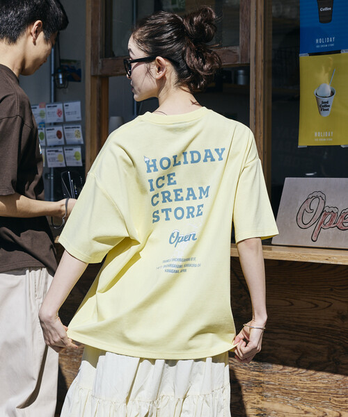 【HOLIDAY × FREAK'S STORE】別注ロングTシャツ FREAK'S STORE（フリークスストア） tシャツ メンズ レディース