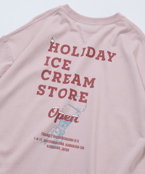 【HOLIDAY × FREAK'S STORE】別注ロングTシャツ FREAK'S STORE（フリークスストア） tシャツ 限定展開 HOLIDAY