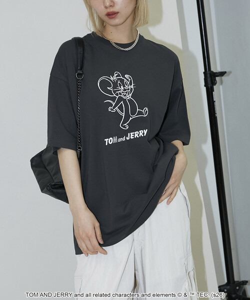 PUBLUX（パブリュクス） tシャツ 「機能性素材」TOM＆JERRY/トムと