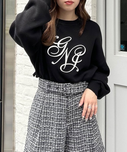 「INGNI」 長袖ニット M グレー レディース_画像8