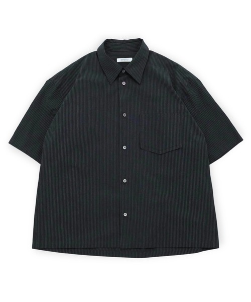 MATSUFUJI（マツフジ） シャツ Striped Utility SS Shirt メンズ