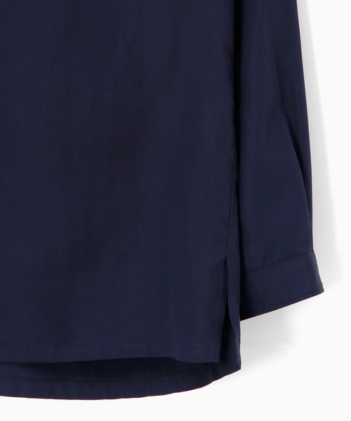 「LANVIN collection」 長袖シャツ 48 ブラック メンズの画像