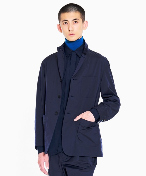 「LANVIN collection」 長袖シャツ 48 ブラック メンズの画像